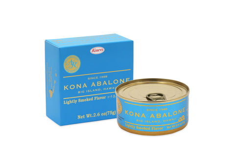 Canned Kona Abalone Lightly Smoked Flavor Large Can 75g