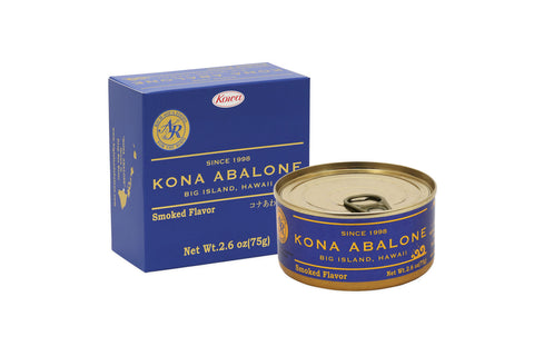Canned Kona Abalone Smoked Flavor Large Can 75g